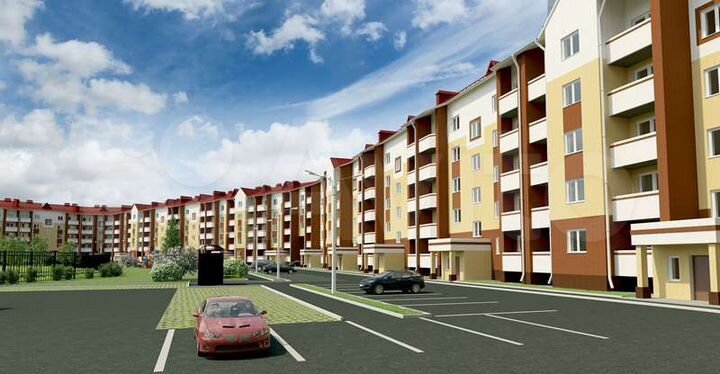 1-к. квартира, 37,7 м², 4/5 эт.