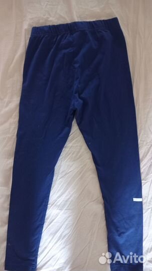 Леггинсы спортивные для девочек 134 почти новые
