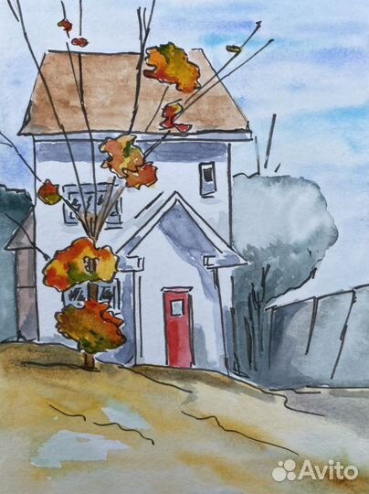 Картина в смешанной технике