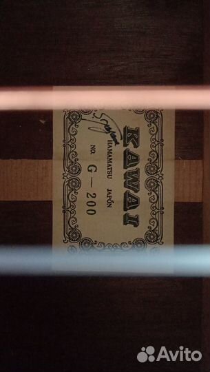 Японская классическая гитара Kawai g200