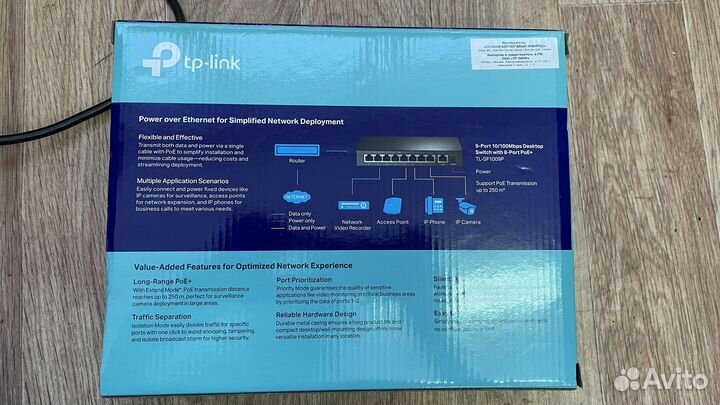 Switch (коммутатор, хаб) Tp-link 9-port 10/100Mbs
