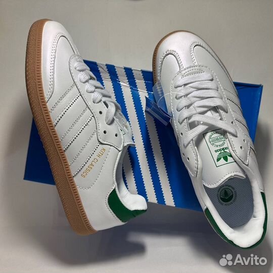 Кеды Adidas Samba Kith Classics LUX кожа новые