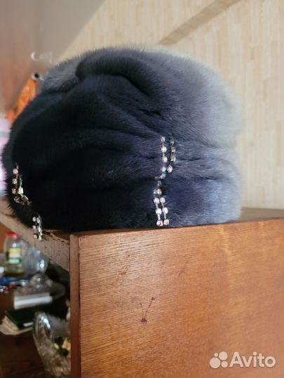 Шапка норковая женская бу