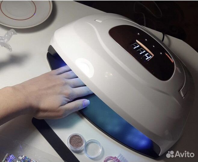 Лампа для маникюра SAN X8 150 вт на 2 руки