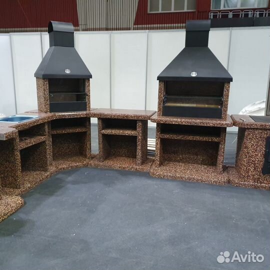 Модульный комплекс барбекю, печь под казан,гриль