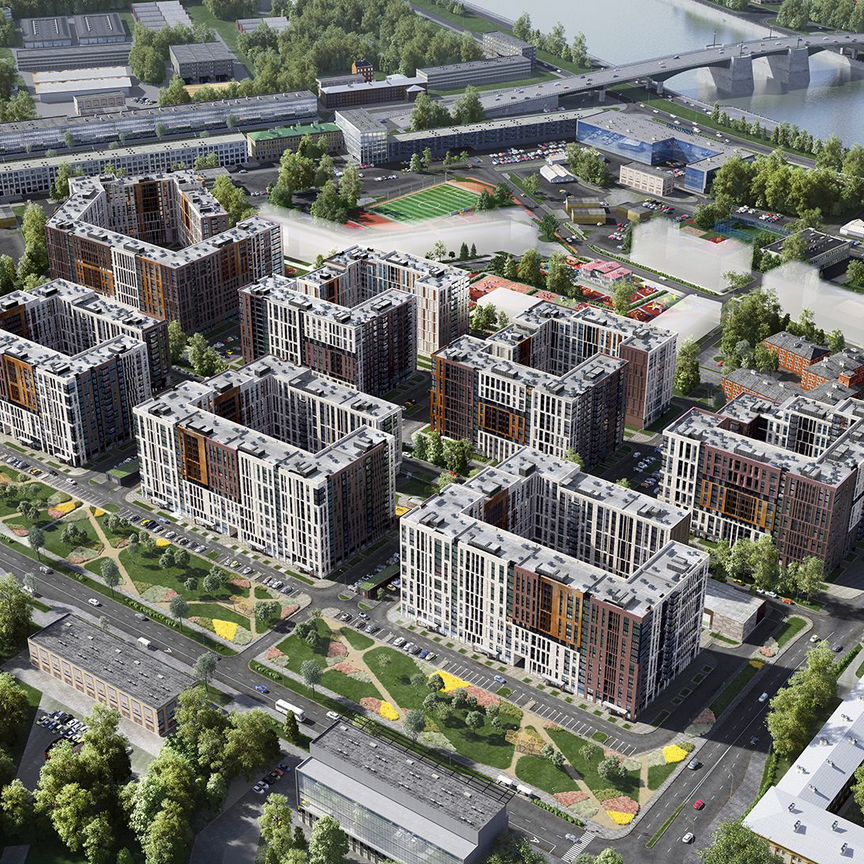 2-к. квартира, 75,8 м², 2/16 эт.