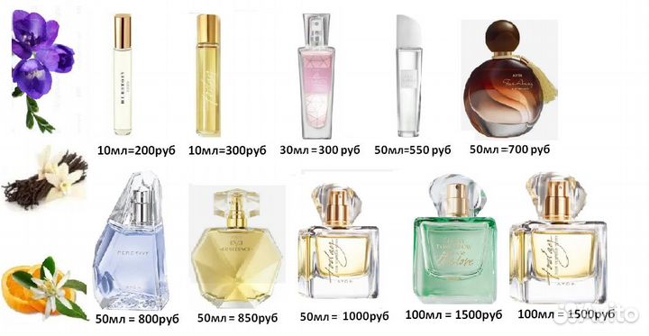Avon (парфюм распив 10мл, 5мл)