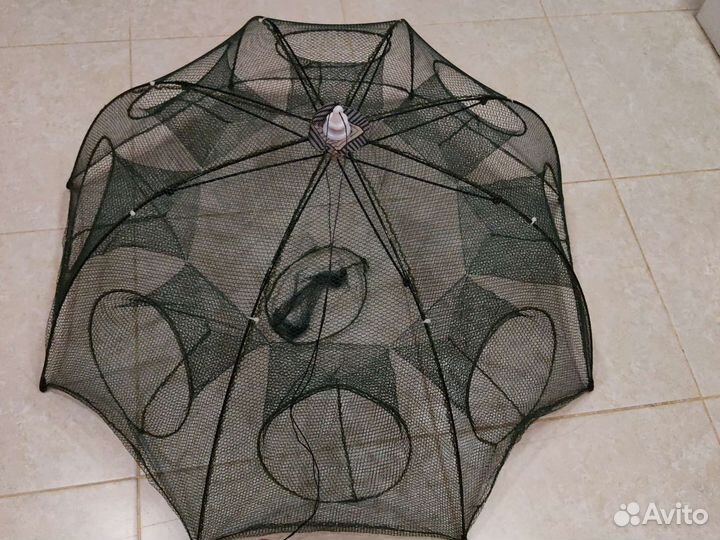 Очень уловистые и удобные раколовки зонт