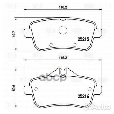 Колодки тормозные дисковые PF4068 Trialli