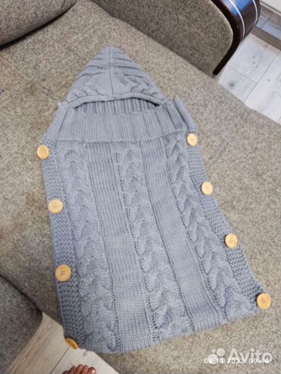 Конверт вязаный