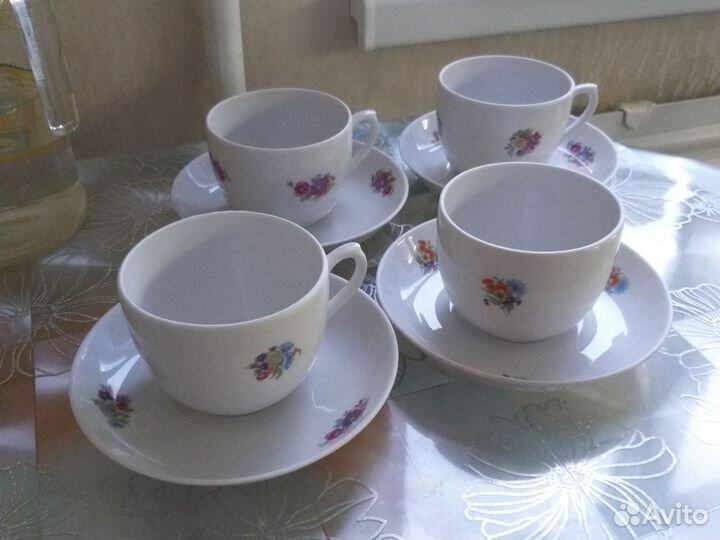 Чайная пара вербилки 4 штуки СССР