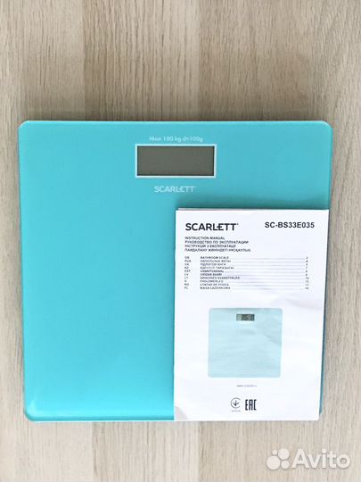 Весы напольные электронные scarlett