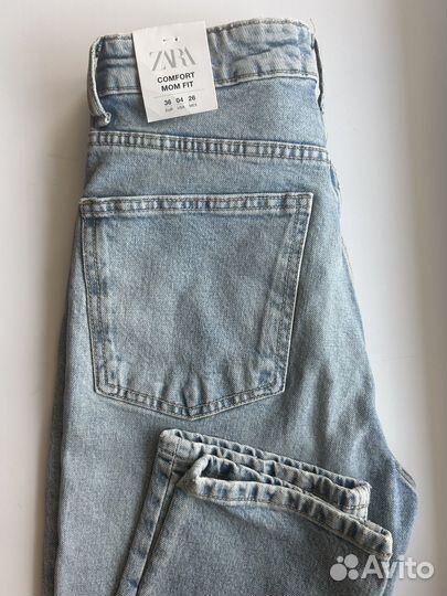 Джинсы zara mom 36