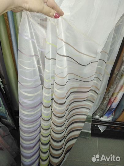 Тюль готовая в размер