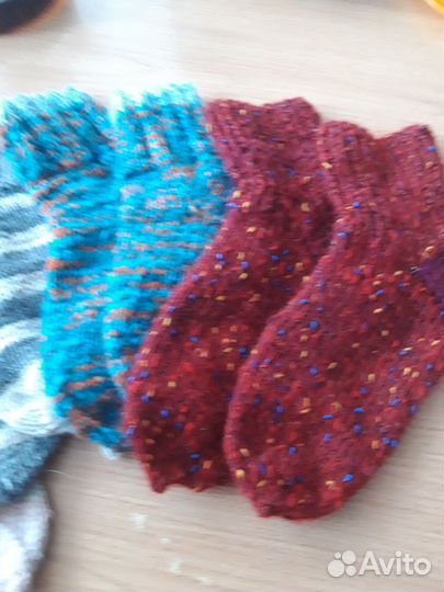 Носки вязанные