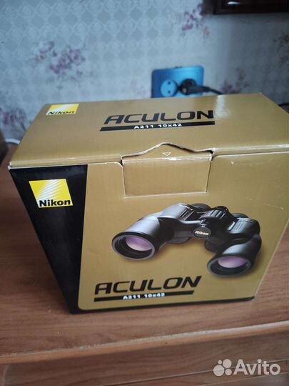 Бинокль nikon aculon 10х42