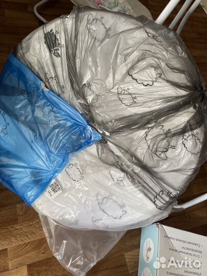 Матрас в кроватку детскую круглую