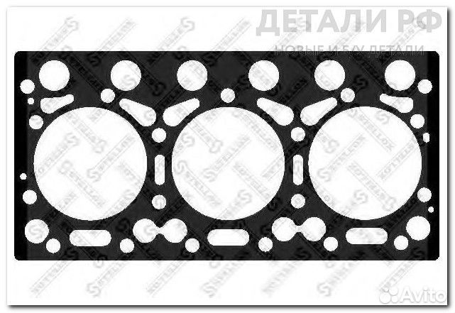 Прокладка ГБЦ 1-слойная без срезов x2\RVI R/AE 385/420 midr 06.35.40 J1/3. L1. M/N3 stellox