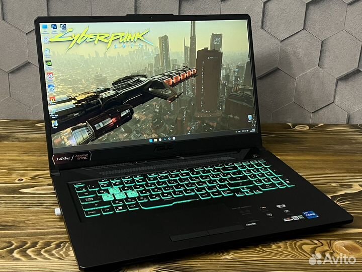 Новый Asus TUF Intel i5 11tn/FHD 144Гц IPS/Ram16гб