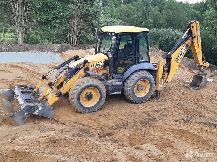 Аренда экскаватора погрузчика камаз ЗИЛ