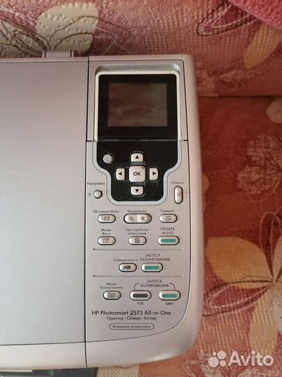 Цветной струйный мфу принтер HP photosmart 2573