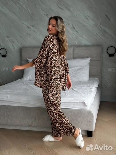 Пижама со штанами 2XL42-48 3XL46-54 4XL52-60