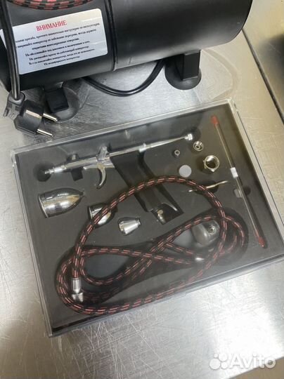 Компрессор Jas 1208, 3л и аэрограф Jas 1146