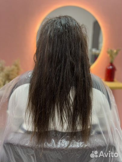 Кератиновое выпрямление