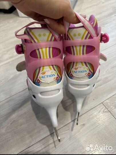 Коньки детские раздвижные 26-29