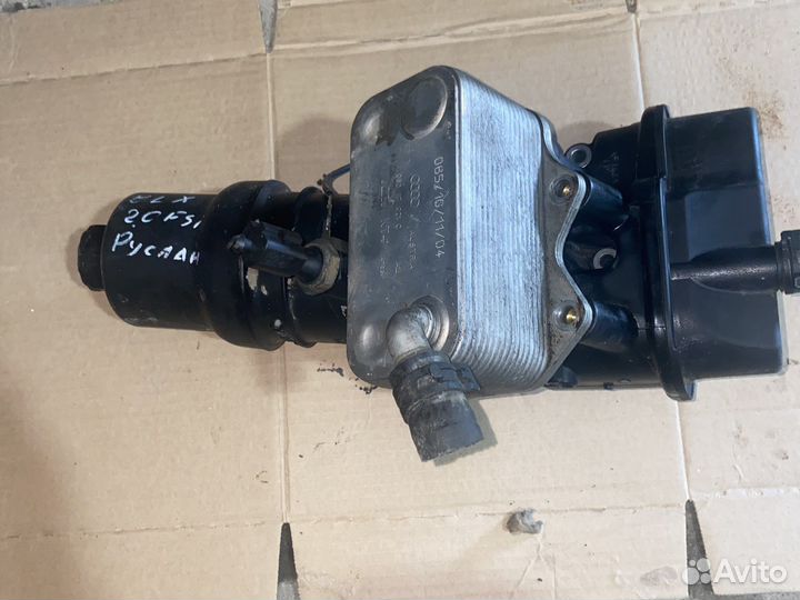 Корпус маслянный, теплообменник 2.0fsi VW, Skoda