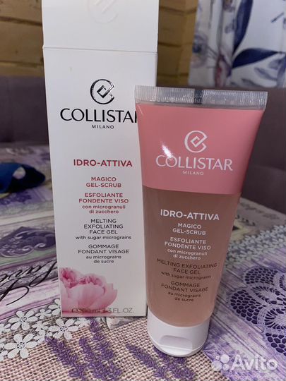 Collistar гель-скраб для лица idro-attiva