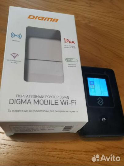 4g, портативный роутер,Digma mobile WiFi, Dmw1969