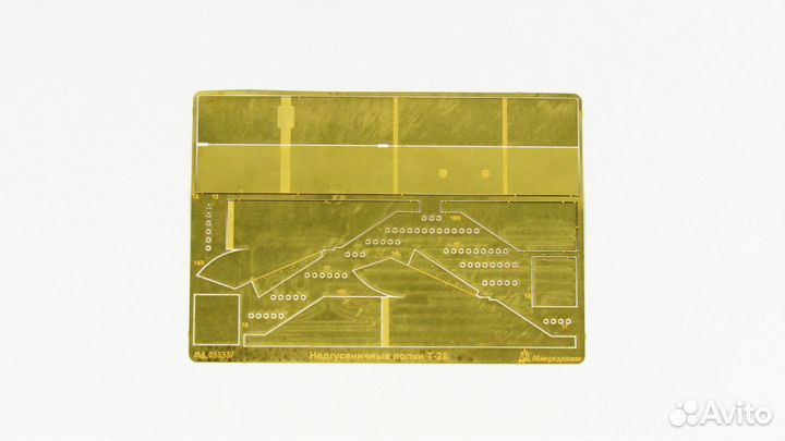 Микродизайн Т-28 Надгусеничные полки(Звезда), 1/35