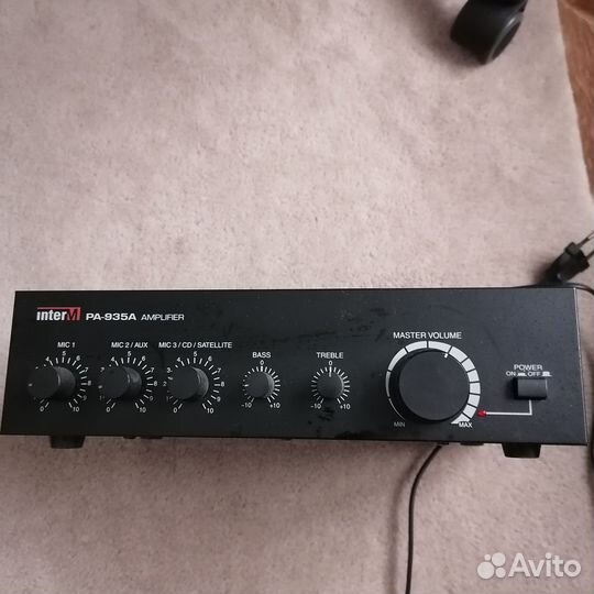 Продаю усилитель трансляционный inter m