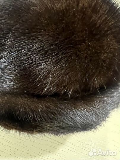 Шапка норковая женская бу