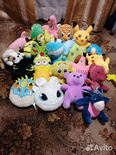 Мягкие игрушки 22шт