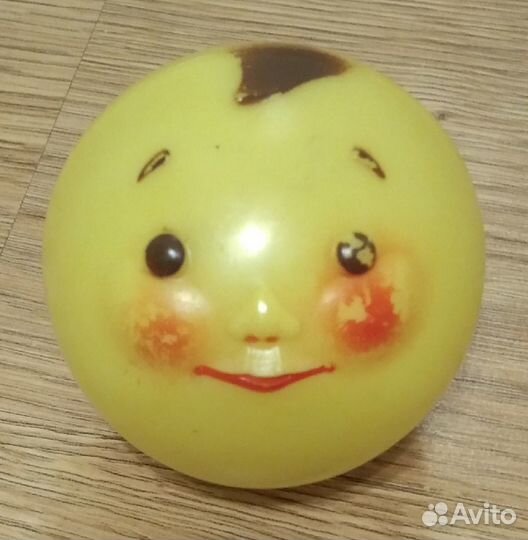 Колобок игрушка ссср, колкий пластик редкость
