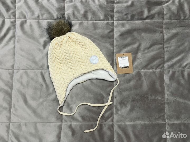 Шапка зимняя для девочки reima рейма 54 размер