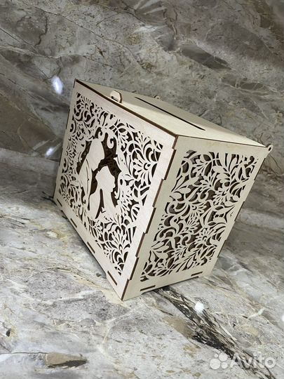 Свадебный сундук для денег