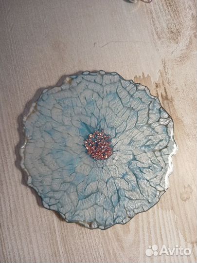 Подставки учной работы из эпоксидной смолы