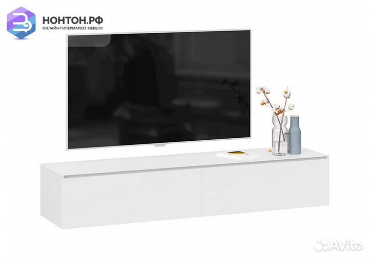 Тв-тумба Глосс белый глянец