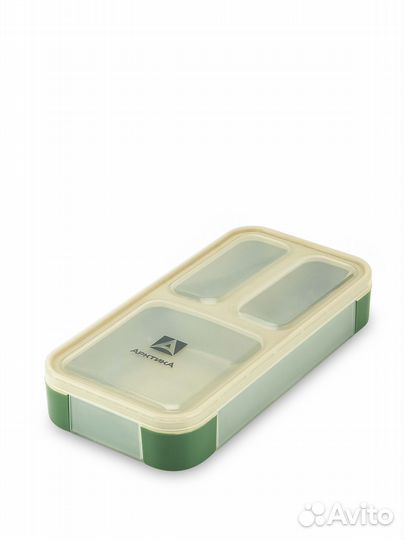 Ланч-бокс Арктика (034-420-GN BG) 21х10.5х3.6см, 0