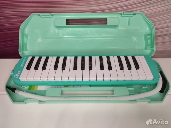 Духовая мелодика BEE BM-32K F(бирюзовая)