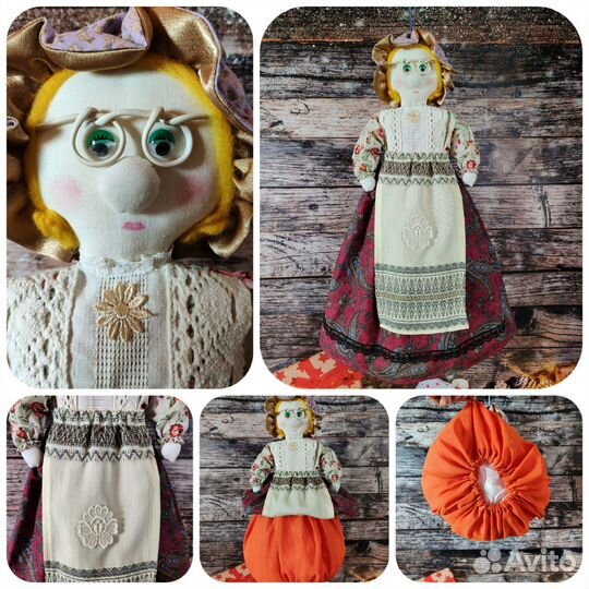 Интерьерная кукла пакетница