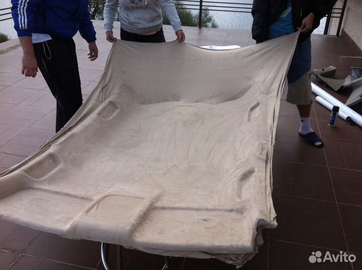 Алькантара самоклеющаяся бежевая