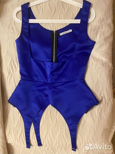 Корсет женский вечерний синий