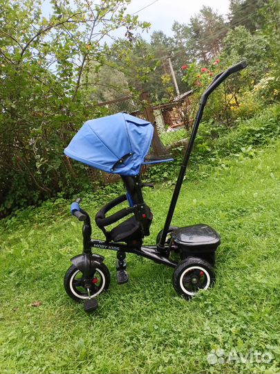 Велосипед коляска с ручкой