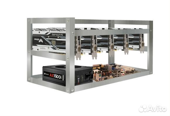 Каркас для майнинг ферм до 8 карт