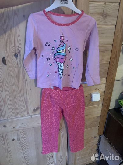 Вещи пакетом на девочку 110 116