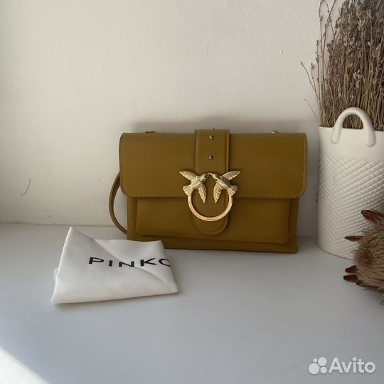 Сумка-клатч Pinko, хаки